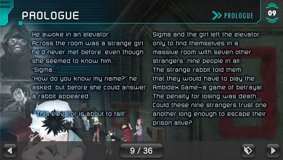 Virtue's Last Reward screenshot 2 for Playstation Vita